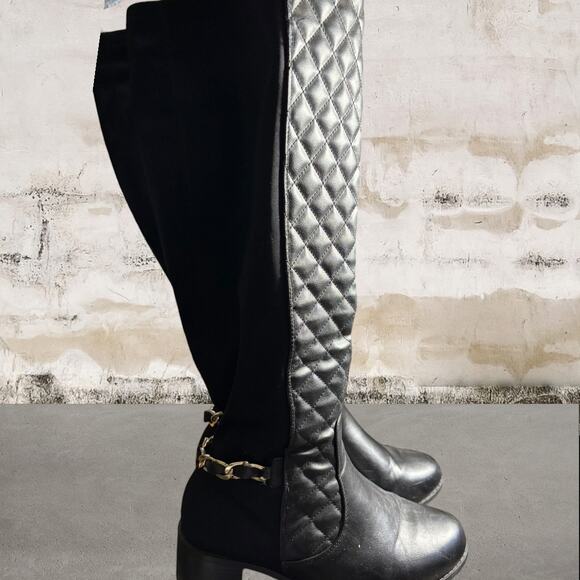 Just Fab Argo Quilted Riding Boot Size 8.5 - Picture 5 of 7